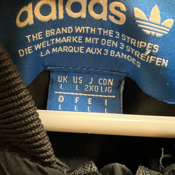 Adidas Men's Black Bomber Jacket - Picture 9 of 9